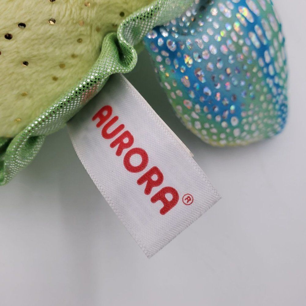 Aurora Plush Sea Turtle Sparkly Tamara Stuffed Animal 10" - Picture 7 of 7